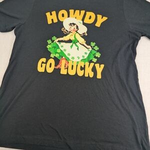 Howdy Go Lucky Lucy Janes Short Sleeve Top XL
